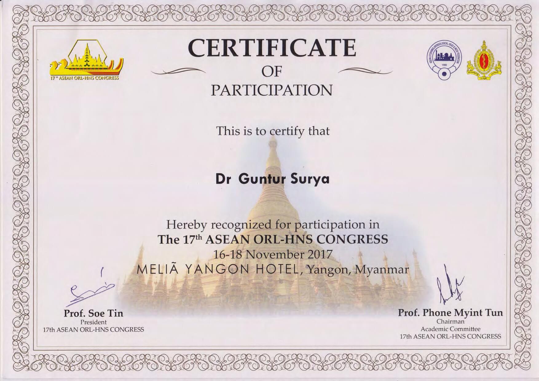 Loke Gim Tay Scholarship 5th SARC Singapore, 2018